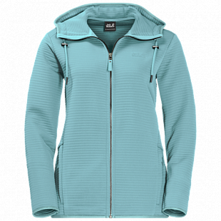 Джемпер женский Jack Wolfskin Modesto Hooded Jkt Women aqua