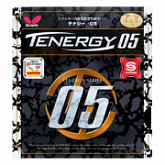 На картинке изображен Накладка для ракеток Butterfly Tenergy 05 black Накладка для ракеток Butterfly Tenergy 05 black