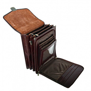 Портфель Pola 864-3 dark brown