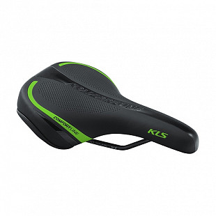 Седло Kellys Comfortline 262х191мм black/green ZKE92827