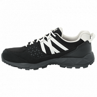 Полуботинки мужские Jack Wolfskin Cascade Hike Texapore Low M black / white