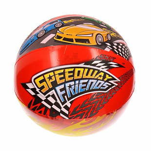 Мяч пляжный JBestWay Speedway friends 499315 51 см