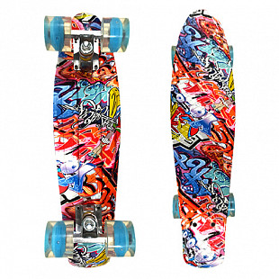 Penny board (пенни борд) Display Street-art LED