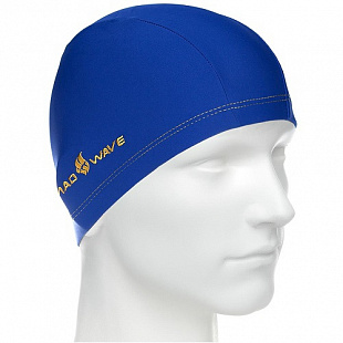 Шапочка для бассейна (плавания) детская Mad Wave Lycra Junior blue