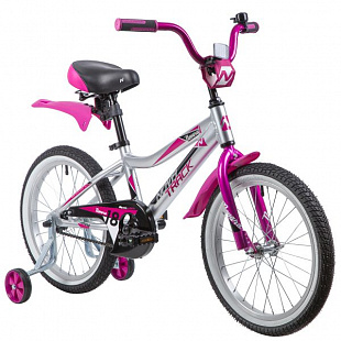 Велосипед Novatrack Novara 18" (2019) Silver/Pink 185ANOVARA.CP9