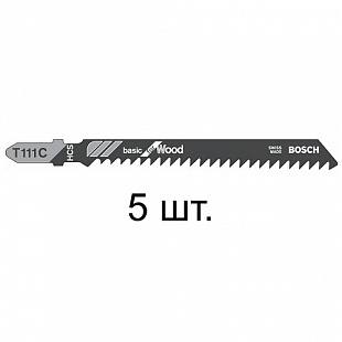Пилка для лобзика Bosch T111C 5 шт 2608630033