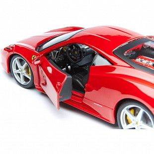 Коллекционная машина Bburago 1:24 Ferrari 458 Italia (18-26003) red