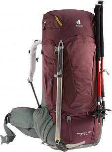 Рюкзак Deuter Aircontact Pro 65+15 SL 3330221-5209 aubergine/ivy (2021)