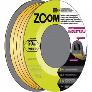 Уплотнитель гаражный D 12 ммх1 см 5 см Zoom INDUSTRIAL 02-2-4-220