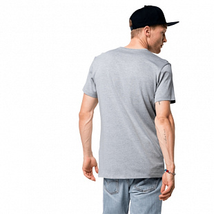 Футболка мужская Jack Wolfskin Logo Ocean T M slate grey