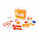 Игровой набор Полесье Оранжевая корова Доктор в чемоданчике 83364