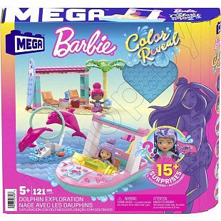 Конструктор MEGA Barbie Исследование дельфинов (HHW83)