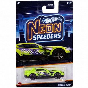 Машинка Hot Wheels Neon Speeders Rally Cat (HLH72 HLH79)
