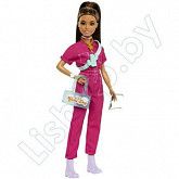 Кукла Barbie В модном розовом комбинезоне (HPL75 HPL76)