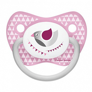 Пустышка Canpol babies силиконовая анатомическая 0-6 мес Let’s Celebrate 1шт 23/279promexp_pin	