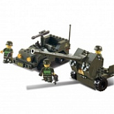 Конструктор Sluban Зенитное орудие и джип M38-B5900