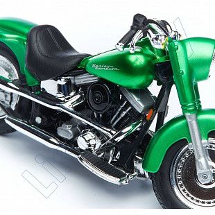 Мотоцикл Maisto 1:18 Harley Davidson 2000 FLSTF Street Stalker (39360) green