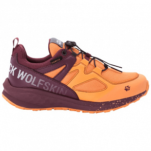 Водонепроницаемые кроссовки детские Jack Wolfskin Unleash 2 Speed Texapore Low K apricot / burgundy