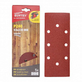 Шлифлист для дерева самозакрепляющийся Wortex 9,3x23 см Р240 (5 штук) WSS11240E519