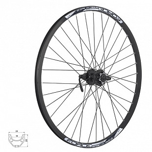 Колесо заднее Force Basic Disk 622x19 FHM475-6b 702698