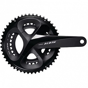 Система Shimano 105 R7000, 175 мм, 53/39T, black, IFCR7000EX39L