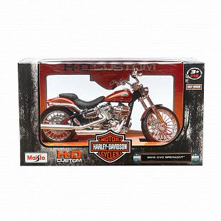 Масштабная модель мотоцикла Maisto 1:12 Харли-Дэвидсон Fxsbse Cvo Breakout (32327) black/orange