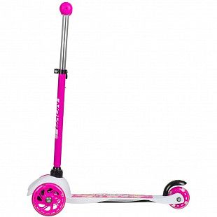 Самокат-кикборд Novatrack Disco-kids Print 120H.DISCOKIDS.SWPN20 pink/white Самокат-кикборд Novatrack Disco-kids Print 120H.DISCOKIDS.SWPN20 pink/white