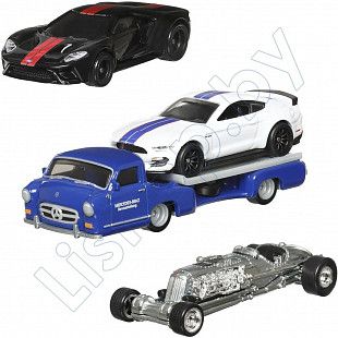 Набор машинок Hot Wheels Premium Jay Leno'S Garage Diorama (GMH39 HKC17)