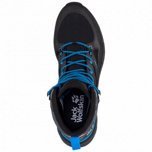 Ботинки мужские Jack Wolfskin Force Striker Texapore Mid M black / blue