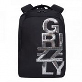 Рюкзак городской GRIZZLY RD-044-3 /1 black/silver
