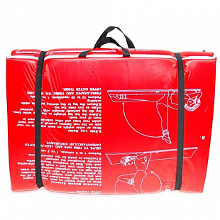 Гимнастический коврик для йоги, фитнеса Zez Sport 9363-3 Red (180х60х3)