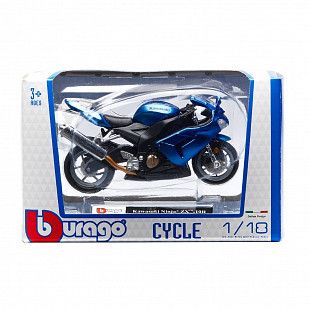 Мотоцикл Bburago 1:18 Kawasaki Ninja ZX-10R (18-51000/18-51014)
