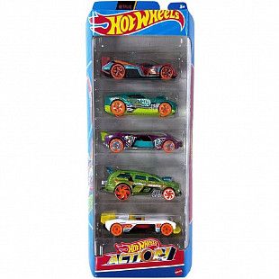Набор машинок Hot Wheels Action 5 шт. (1806 HTV45)