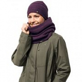 Шарф женские Jack Wolfskin White Rock Loop Women aubergine 1906371-1600