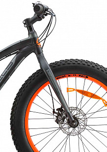 Велосипед Stels Navigator 480 MD 24" (2016) black/orange
