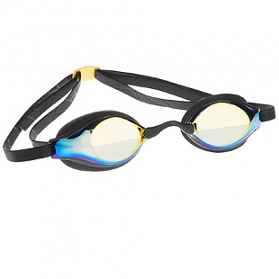 Очки для плавания Mad Wave Record Breaker Mirror black/yellow
