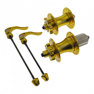 Комплект задних втулок Neco MS03 (32H/DB/QR/GD) gold