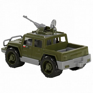 Автомобиль-пикап Полесье Военный Защитник с 1-м пулемётом (PL) 64028