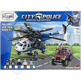 Конструктор UniToys City Police Полицейский вертолёт (1201)