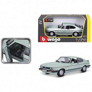 Машинка Bburago 1:24 Ford Capri (1982) (18-21093) Light Green