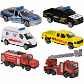 Игрушка Majorette Автомобили SOS 212057181 в ассортименте