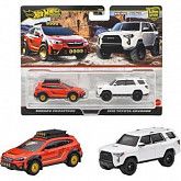 Машинка Hot Wheels 2025 Premium 2 шт. Subaru Crosstrek + Toyota 4Runner (HBL96 JBK98)