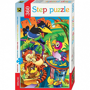 Пазлы Step Puzzle 360 "Попугай Кеша" 73048