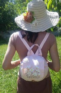 Рюкзак из льна малый