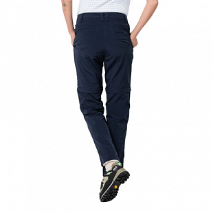 Брюки с молнией женские Jack Wolfskin Marrakech Zip Off Pants midnight blue