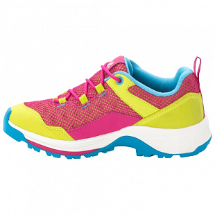 Кроссовки детские Jack Wolfskin Force Striker Vent Low K pink / lime