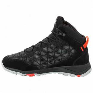 Ботинки женские Jack Wolfskin Activate Xt Texapore Mid W black / orange coral
