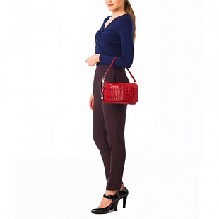 Женская сумка из кожи Pola 9023 red