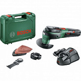 Аккумуляторный многофункциональный инструмент Bosch UniversalMulti 12 + набор оснастки 0603103021