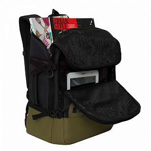 Городской рюкзак GRIZZLY RQ-019-21 /3 black/khaki
